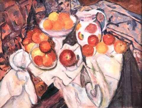 Still Life of Apples and Oranges