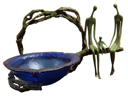 Couple with Child and Glass Bowl, 1/1