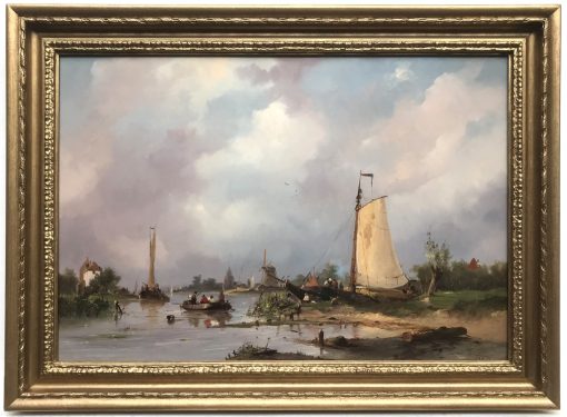 Dutch River Scene - Image 2