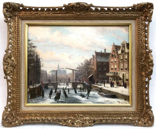 Skating on a Frozen Canal - Image 2