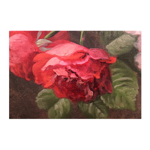Jean Capeinick - Flower vase of Roses - Image 3