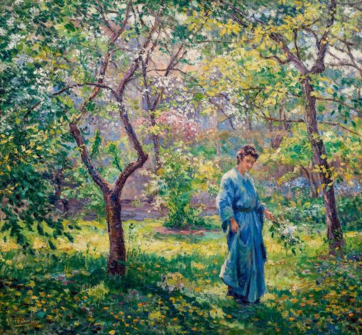 Woman in Garden
