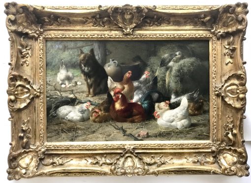 Maes E R - Dog in chicken shed - Image 2