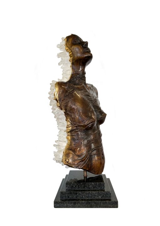 LIMINAL STATE -  Full Torso Bronze clear quartz