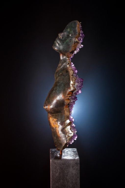 LIMINAL STATE -  Half Torso Bronze Amethyst