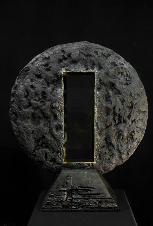 Healing Gate - HG001 - Bronze lava and obsidian base