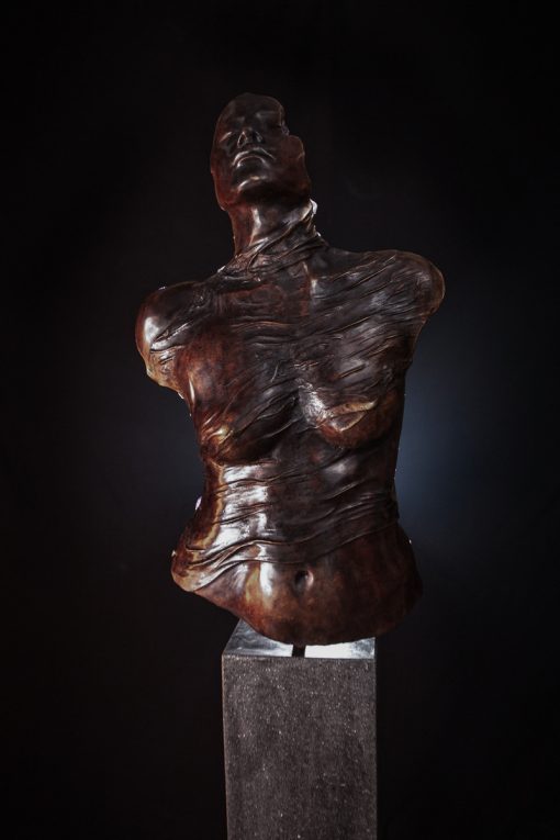 LIMINAL STATE - Full torso Bronze with Smokey Quartz - Image 2