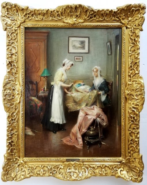 Adrien-henri Tanoux - The Seamstress - Image 2