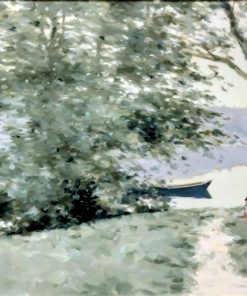 Two women on the banks of a river