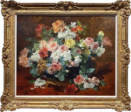 Roses in a jardiniere - Image 2