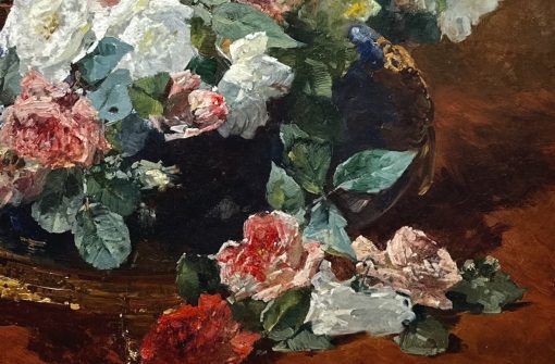 Roses in a jardiniere - Image 3