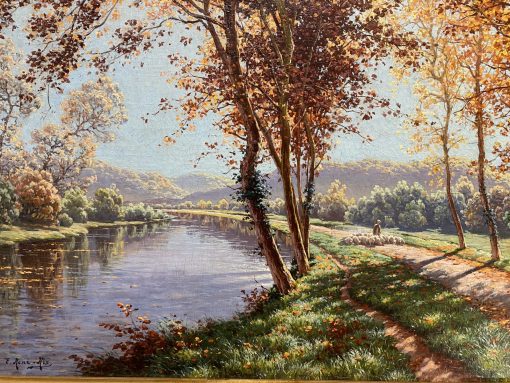 An Autumn Day By The River