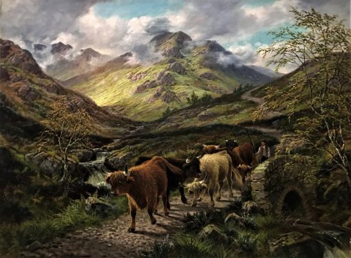 Albert Dunnington - The Road to Lochranza, Arran
