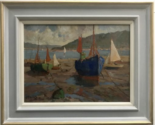 Fishing Boats Moored in a Bay - Image 2