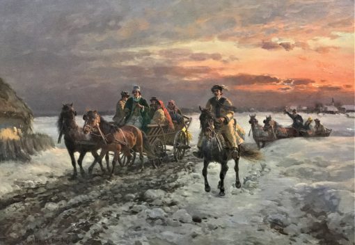 Fritz Van De Venne - The Joyful Ride Home
