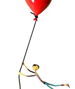 Red Balloon with Painted Figure, 1/1