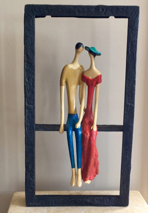 Smart Couple with Blue Hat - Image 2