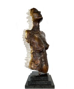 LIMINAL STATE -  Full Torso Bronze clear quartz