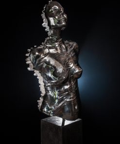 LIMINAL STATE -  Full Torso Aluminium clear quartz