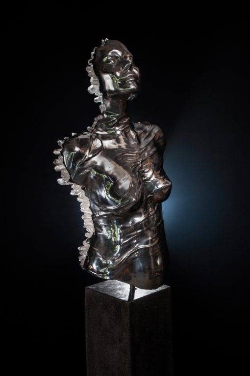 LIMINAL STATE -  Full Torso Aluminium clear quartz