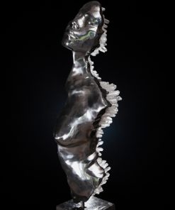 LIMINAL STATE -  Half Torso Aluminium clear quartz