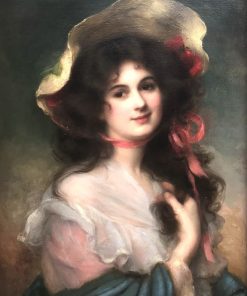 Portrait of a Lady in a Straw Hat