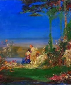 Figures in an Enchanted Garden