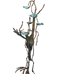 Foliate Stand with Glass Bowl, 1/1