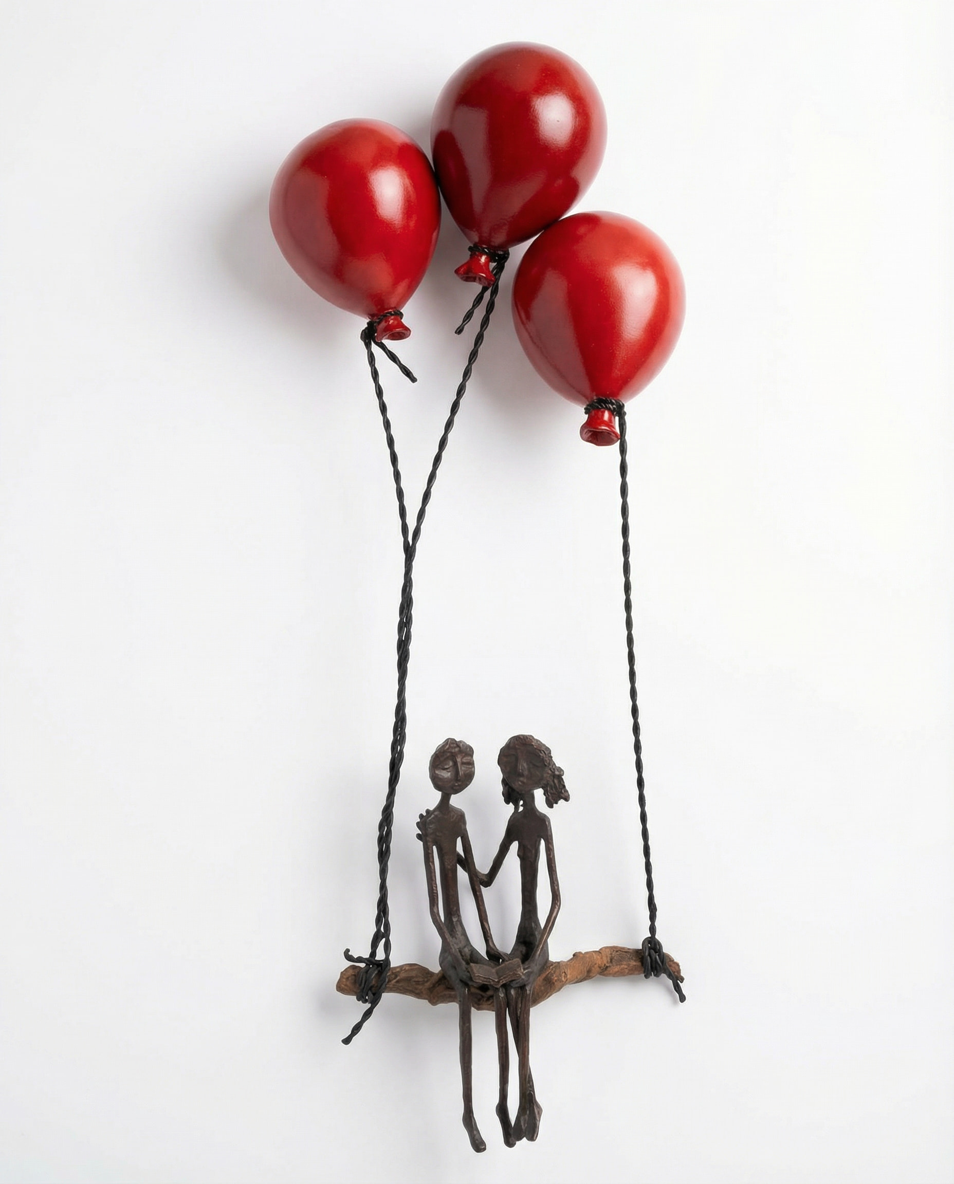 Set 3 Small Red Balloons - Couple with Book 1/1