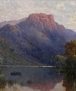 Alfred Fontville II De Breanski - Sunrise in Derwentwater
