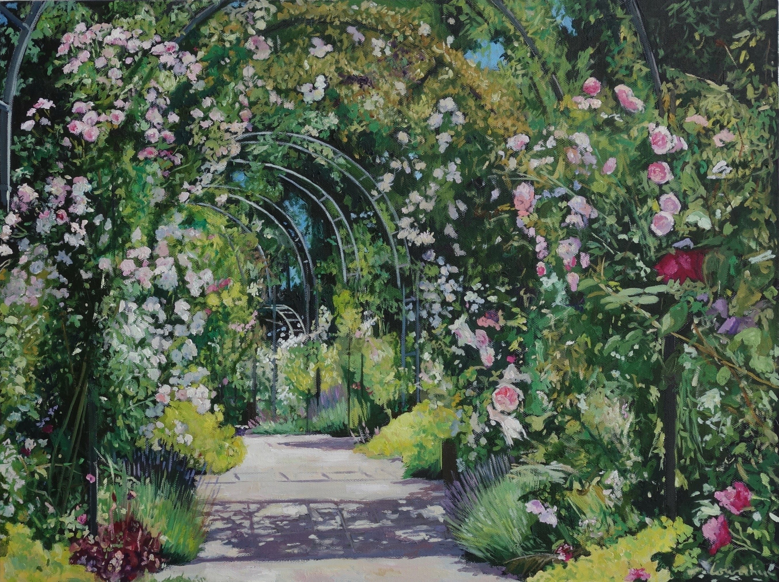 The Rose Garden (La Roseraie)