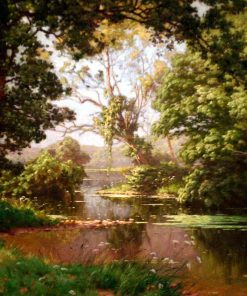 Paysage Avec Une Riviere