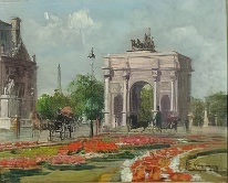 Francois Gerome - Paris City Landscape